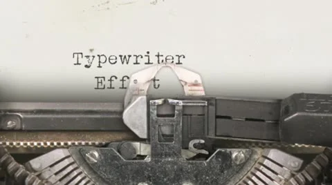 Typewriter Effect Stock After Effects