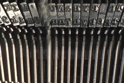 Typewriter Stock Footage