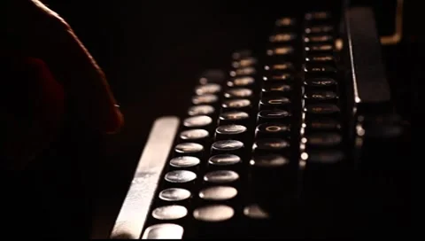 Typewriter Stock Footage 8576450