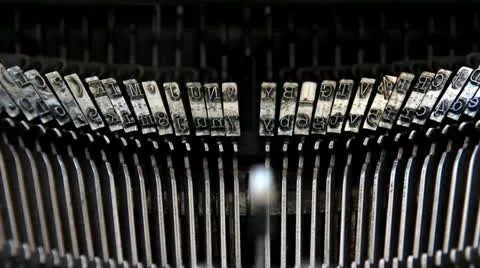 Typewriter Video stock 10893381