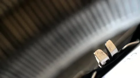 Typewriter Video stock 10893470