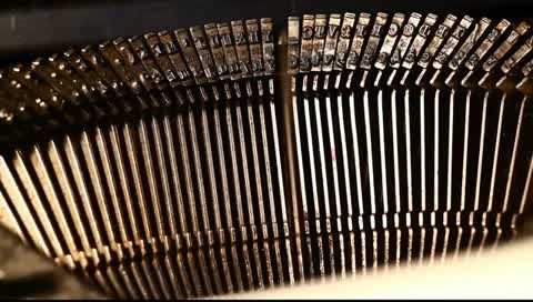 Typewriter Stock Footage