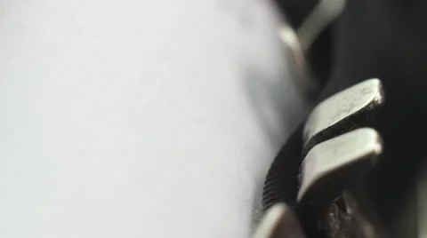 Typewriter Video stock 22373116
