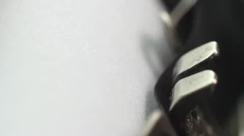 Typewriter Video stock 22373332