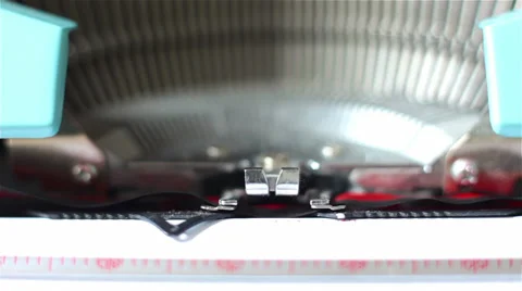 Typewriter Video stock 35344111