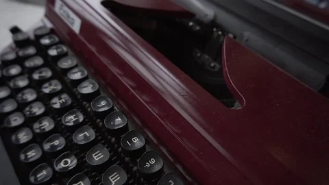 Typewriter Stock Footage 84176683