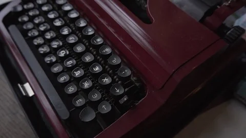 Typewriter Stock Footage 84176699