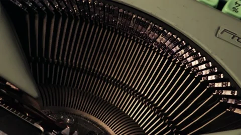 Typewriter Stock Footage 183571615