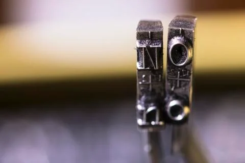 Typewriter Hammers NO Stock Photos