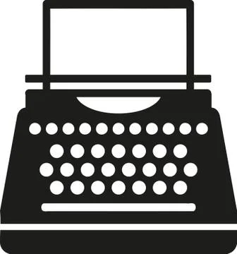 Typewriter icon Stock Illustration