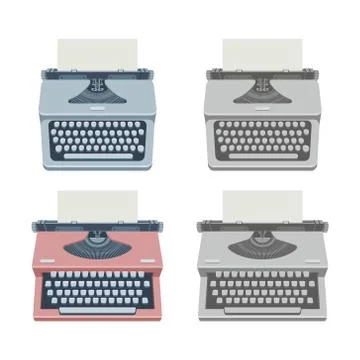 Typewriter Stock Illustration