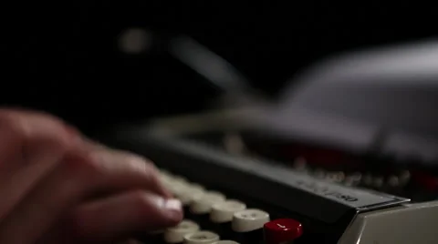Typewriter jib down 2 Stock Footage 47455712