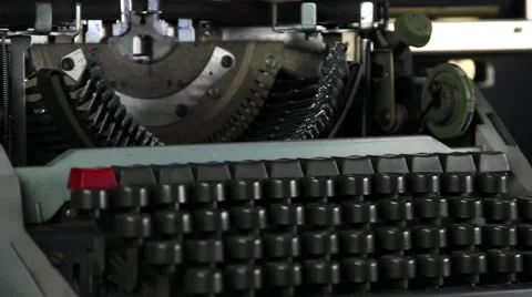 Typewriter keyboard pan 2 스톡 동영상 45491537