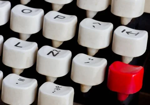 Typewriter keyboard Stock Photos
