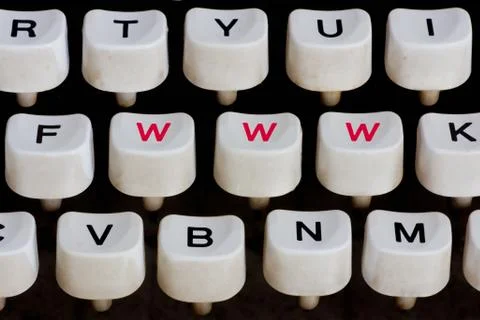 Typewriter keyboard Stock Photos
