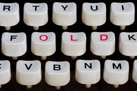 Typewriter keyboard Stock Photos