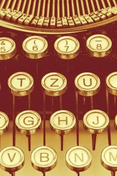 Typewriter keyboard 스톡 사진