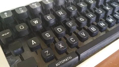 Typewriter keyboard Stock Photos