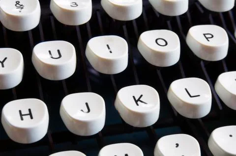 Typewriter Keys Stock Photos