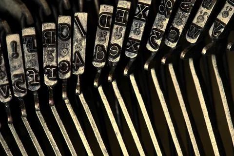 Typewriter letters Фото