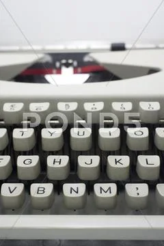 Typewriter message Stock Photos