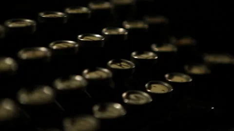 Typewriter pan  Stock Footage 47372855