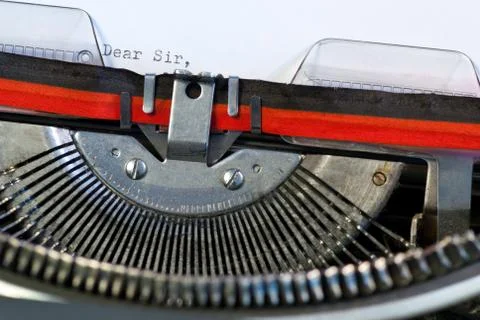 Typewriter Foto stock