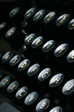 Typewriter Stockfoto's