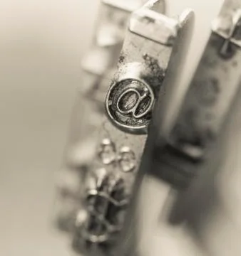 Typewriter Foto stock