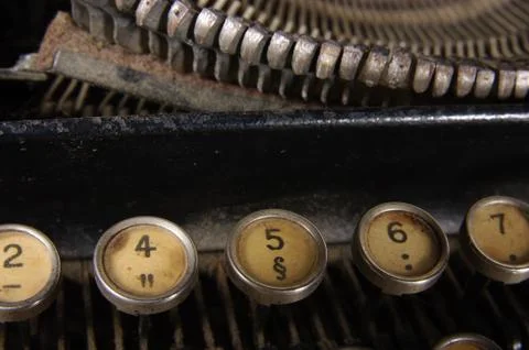 Typewriter Foto stock