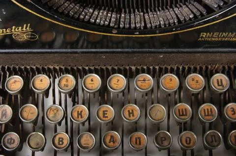 Typewriter Foto stock