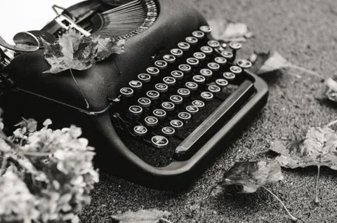 Typewriter Foto stock