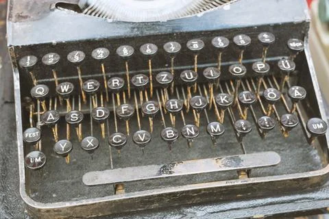 Typewriter push buttons Фото