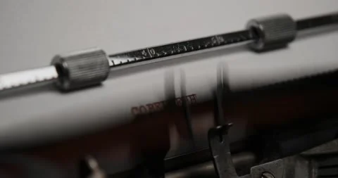 Typewriter top secret Stock Footage 156759172