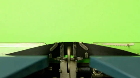 Typewriter type blank sign Stock Footage 31824673