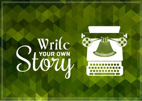 Typewriter vector Stock Illustration