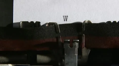 Typewriter, Web - 3 clips Video stock 12367487