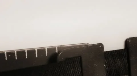 Typewriting. FIRST to FOURTH.Typing. Stock Footage 10823584