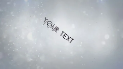 Typhography Intro After Effects stock