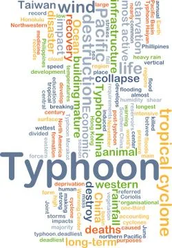 Typhoon background concept Stock Illustration