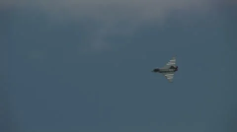 Typhoon Euro fighter display spin military jet sound Stock-Footage 42407545