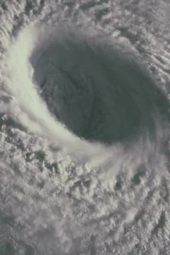 Typhoon, satellite view. Elements of this image furnished by NASA Stock Photos