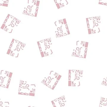 Typhoon weather glyph vector seamless pattern イラスト素材
