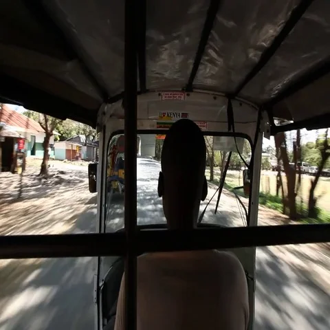 On a typical African taxi Vídeos de archivo 69499077