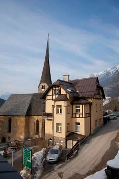 A typical alpine architecture. Stock-Fotos