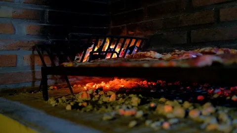 Typical and authentic Argentinian Barbecue Or Asado. Video stock 105144161