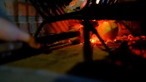 Typical and authentic Argentinian Barbecue Or Asado Video stock 105144173