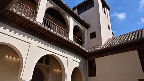 Typical architecture of Granada, Spain Stock Footage 318732730
