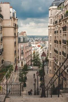 Typical architecture of Paris Stock Photos