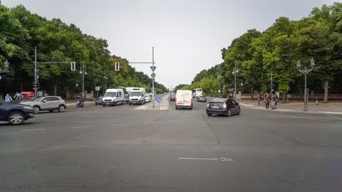 A typical Berlin Street Stock Footage 114000369